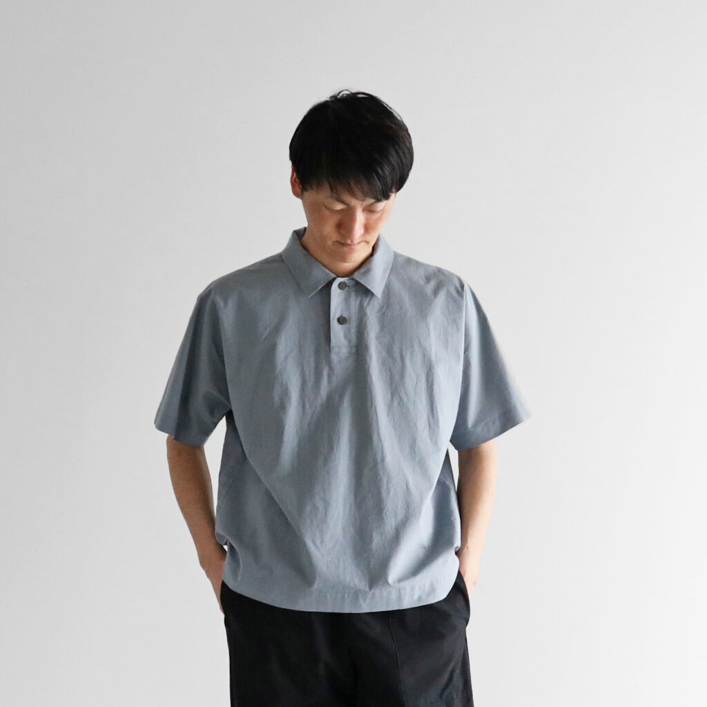 【極美品】24SS✨️マーガレットハウエル　オーガニックコットン半袖ポロシャツ２ 極美品】24SS✨️マーガレットハウエル オーガニックコットン