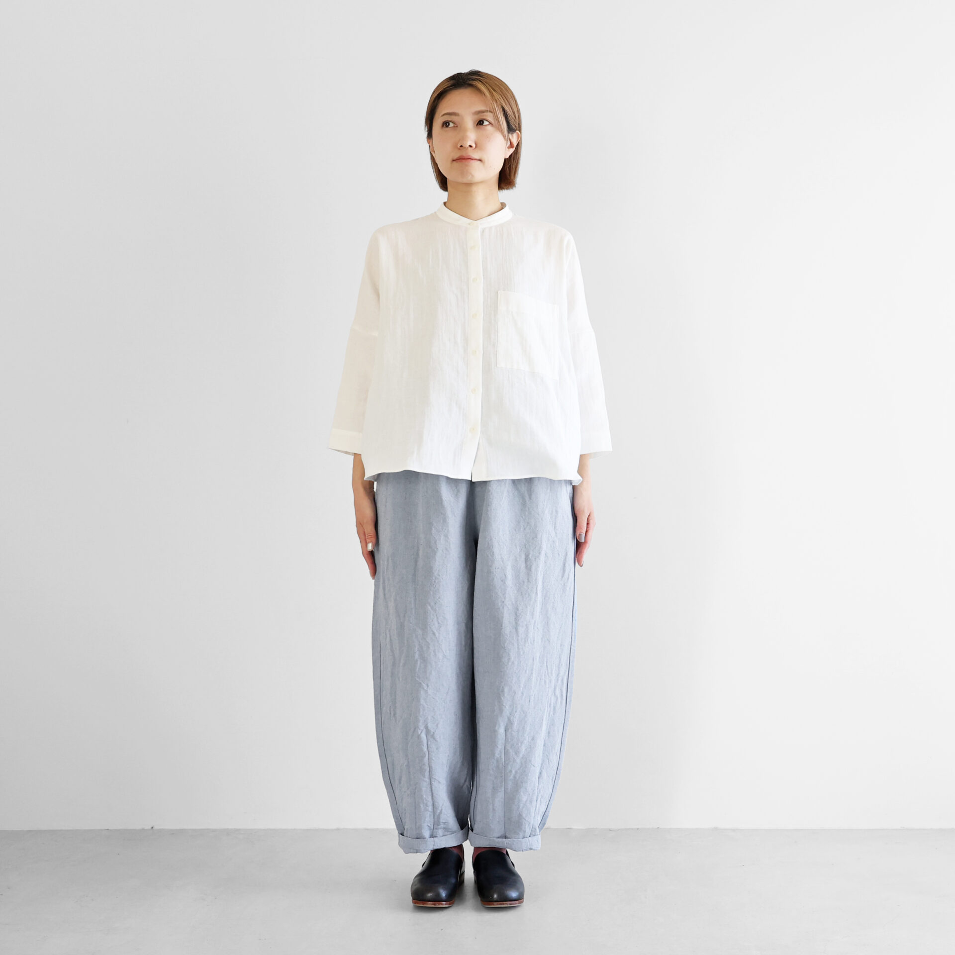 バンブーリネンバルーンパンツロング 【ユニセックス】506Lをリリース  