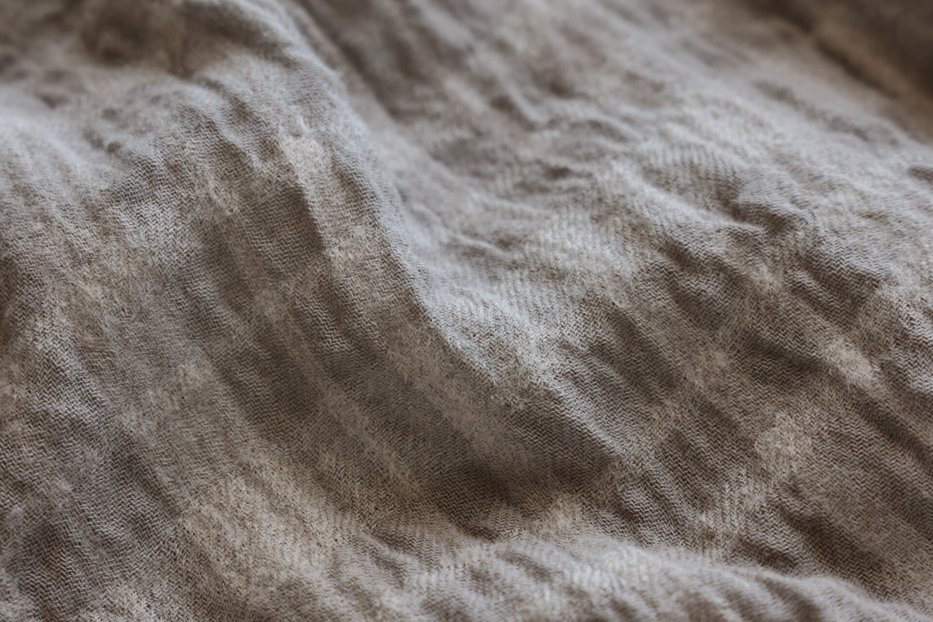 “HUIS×尾州”縮絨綿ウールガーゼ